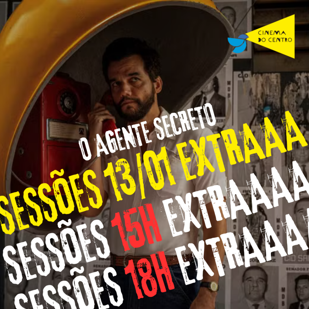 Cinema do Centro abre novas sessões de “O Agente Secreto” nesta terça-feira, 13